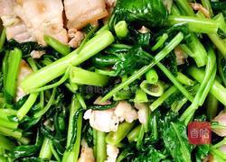 空心菜炒肉片的做法图解9