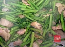 空心菜炒肉片的做法图解7