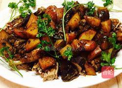 五味焖土豆鸭子的做法图解7