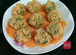 茼蒿素丸子的做法图解8