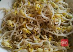 凉拌茄子绿豆芽的做法图解2