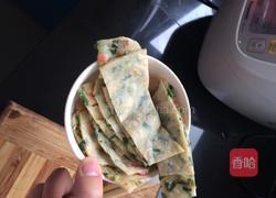 韭菜卷香肠饼的做法图解3