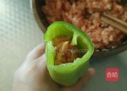 肉酿虎皮尖椒的做法图解8