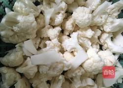 猪油炒花菜的做法图解1