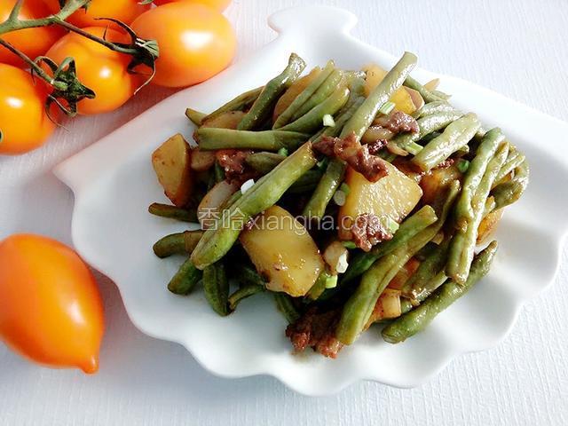 土豆豆角炒肉
