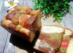 三色土司的做法图解10