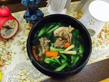 小白菜玉米笋扇骨汤的做法[图]