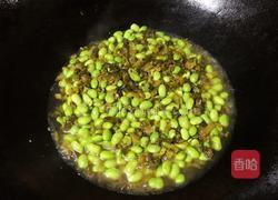 毛豆咸菜炒肉末的做法图解10