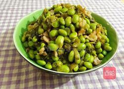 毛豆咸菜炒肉末的做法图解14