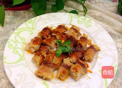 煎五花肉金针菇卷的做法图解9