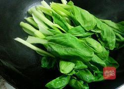 香菇菜心的做法图解4