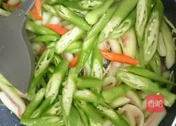 西瓜皮炒辣椒的做法图解9