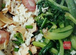 香菇腊肠焖饭的做法图解3