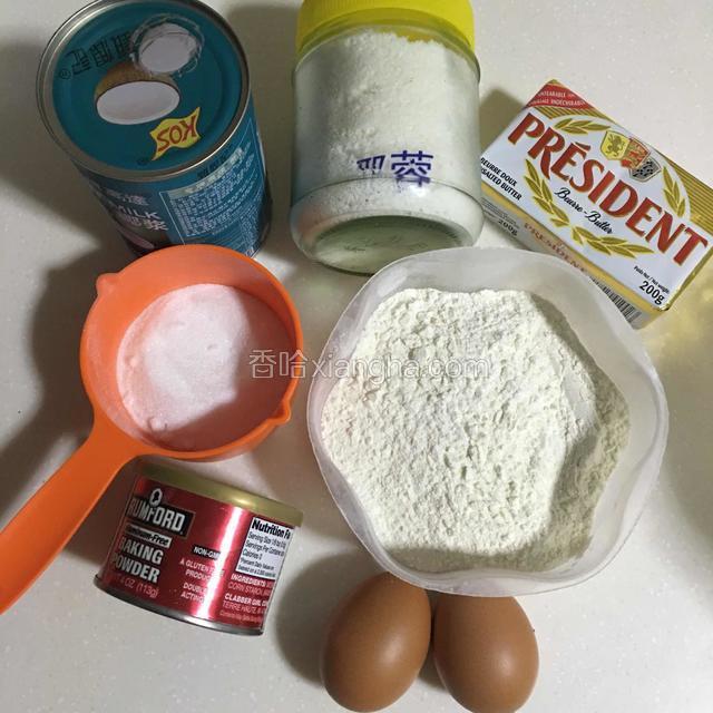 准备好所有食材；