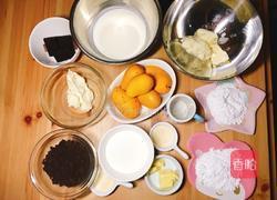 巧克力芒果芝士蛋糕的做法图解1