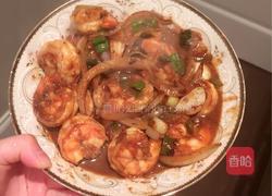 洋葱老虎虾的做法图解8