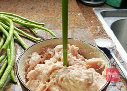 豆角酿肉的做法图解3