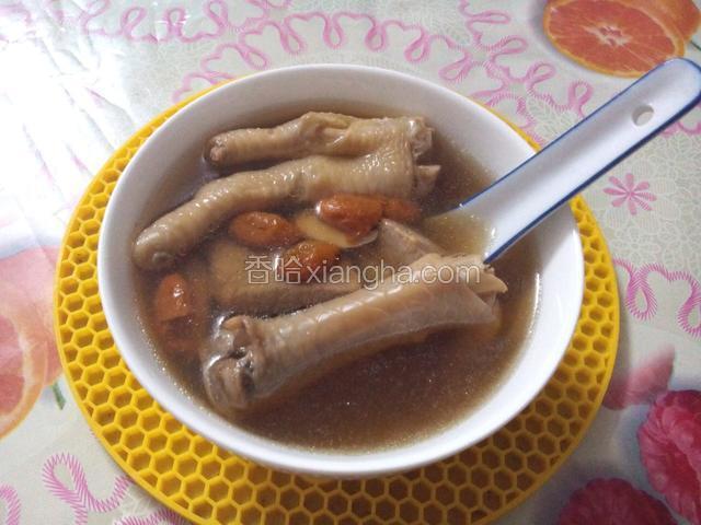 用碗盛出，开喝！