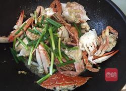 姜葱炒蟹的做法图解8