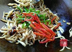 耗油牛肉海鲜菇的做法图解8