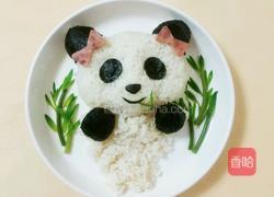 大熊猫饭团的做法图解8