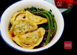 煮冻水饺(山芹菜猪肉馅)的做法图解8