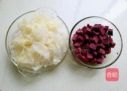 紫薯银耳羹的做法图解2