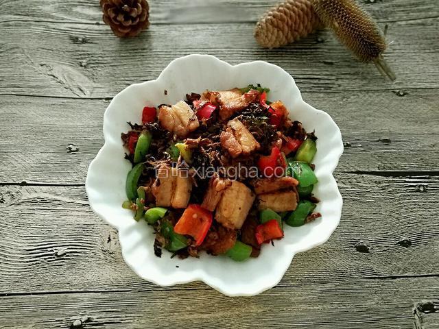 梅菜干炒五花肉