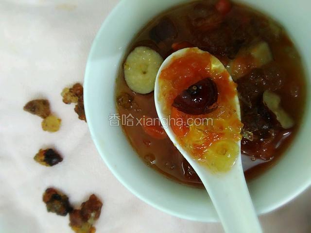 最后加冰糖，根据个人的口味