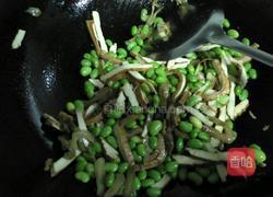 榨菜干子毛豆炒肉丝的做法图解6