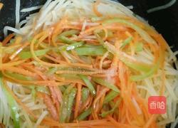 炝三丝 的做法图解7