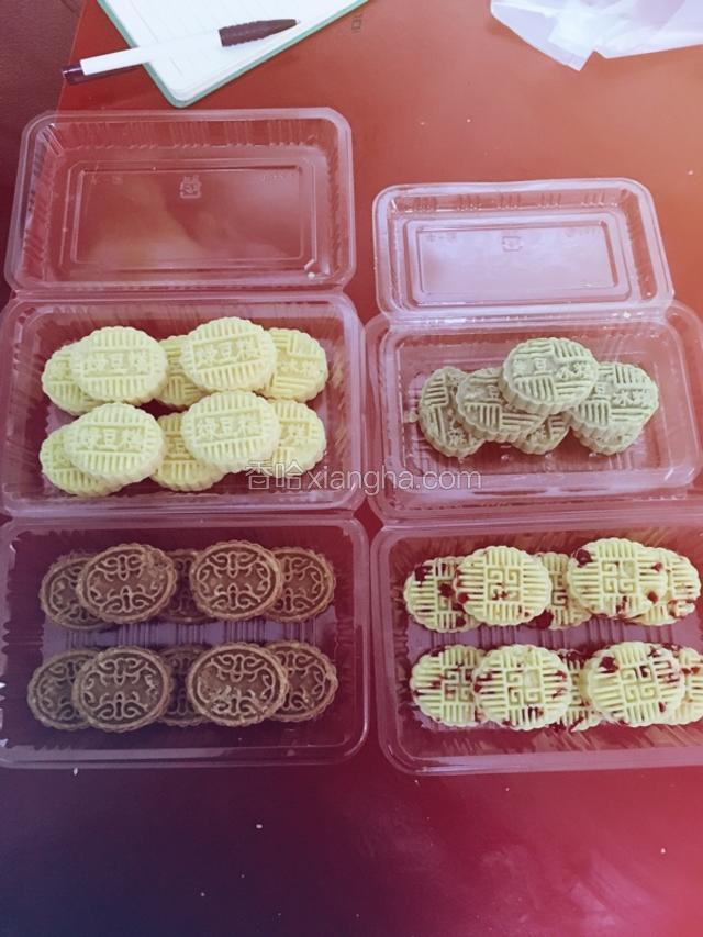 绿豆冰糕四种口味