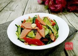 黄瓜炒火腿肠的做法图解6