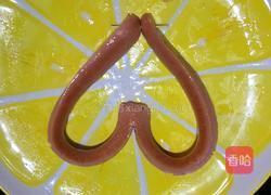 爱心火腿荷包蛋的做法图解3