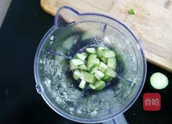 自制黄瓜汁的做法图解3