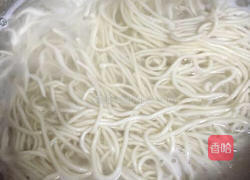 青菜肉丝炒面的做法图解2