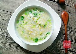 生菜大米鸡蛋粥的做法图解7
