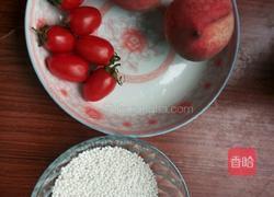桃子西米露的做法图解1
