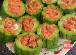 苦瓜酿肉的做法图解9