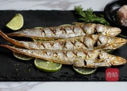柠檬盐烤刀鱼的做法图解6