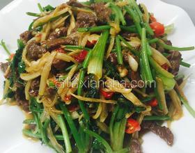 仔姜炒黃牛肉絲