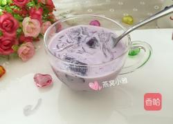 牛奶紫薯燕窝的做法图解10