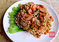 炒方便面的做法图解7