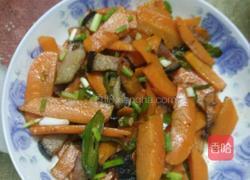 胡萝卜腊肉的做法图解4