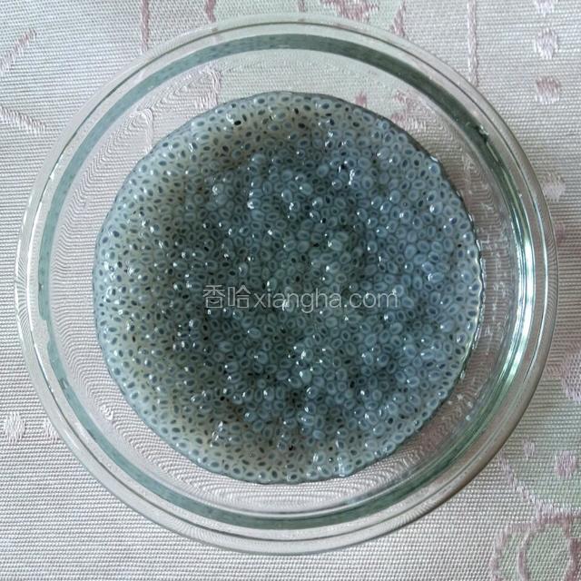 用凉开水浸泡兰香子