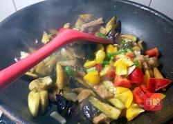 茄子炒肉的做法图解11