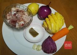 咖哩菠萝鸡的做法图解1