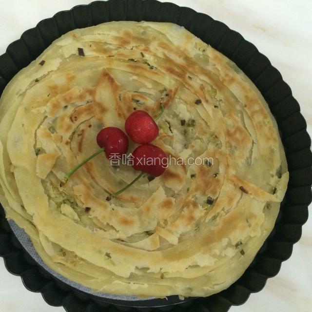 葱花手抓饼。
