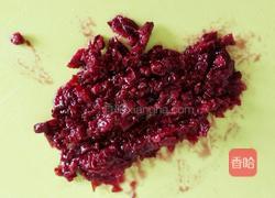 鲜玫瑰花酱蒸蛋糕的做法图解3