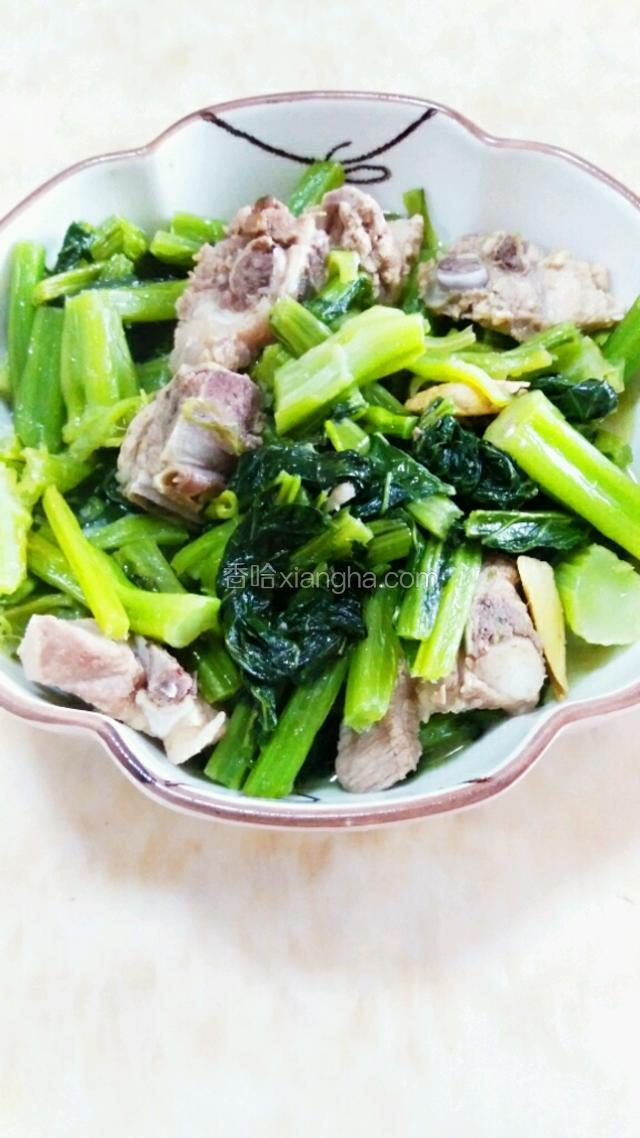 春菜煲排骨